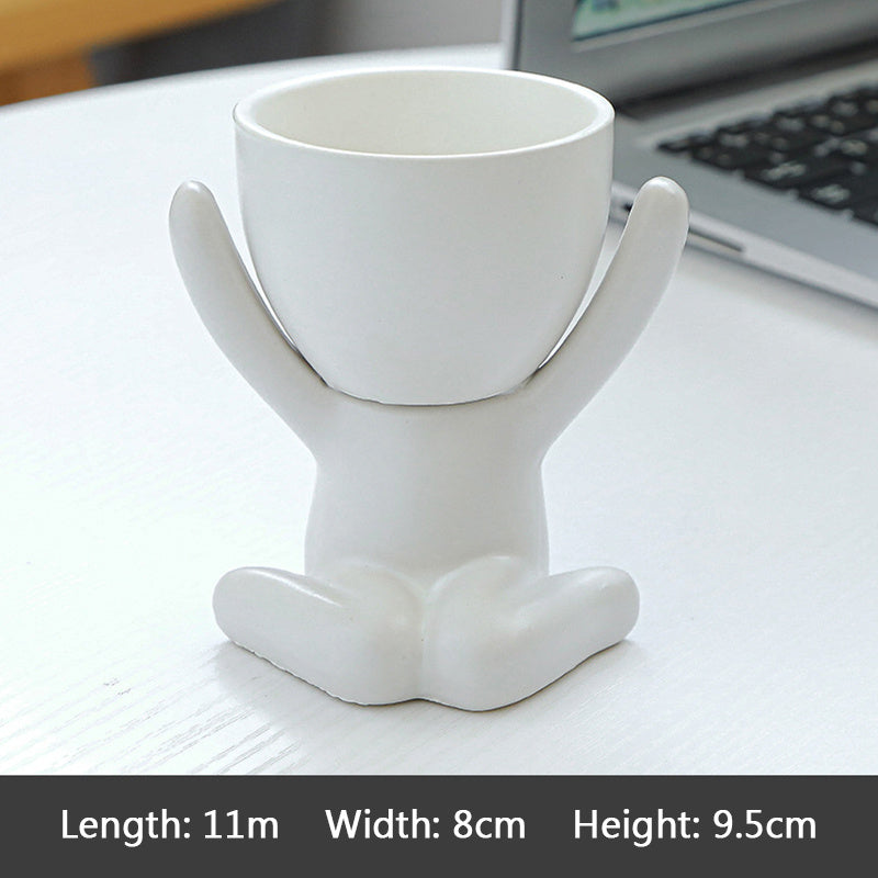 Individuality And Creativity Ceramic Decoration Office Simplicity
