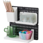 Dormitory Punch-free Wire-wrap Board Storage Rack